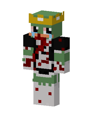 Green King Minecraft skin