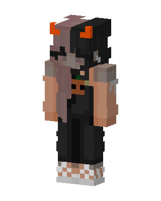 Troll Horns Girl Minecraft skin