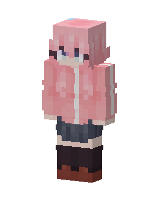 Bocchi Minecraft skin