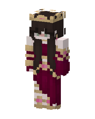 Crimson Queen skin, 3D preview