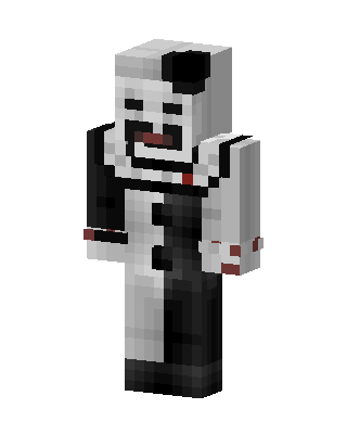 White Player Boy skin, 3D preview