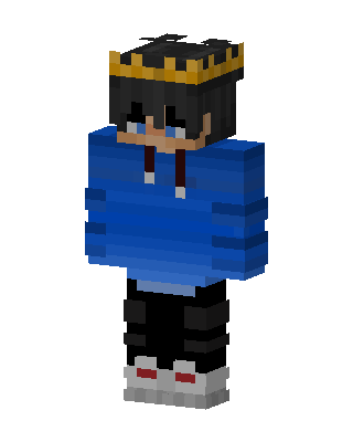 Blue King skin, 3D preview