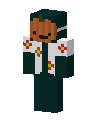 Pumpkin Doctor skin, 3D preview