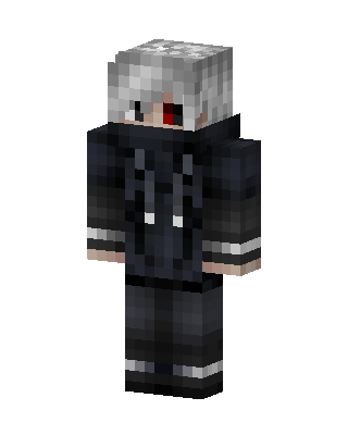 Black Villain Boy skin, 3D preview