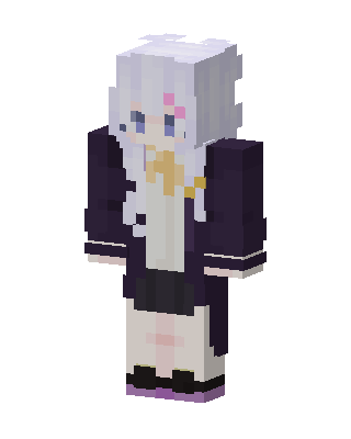 Elaina skin, 3D preview