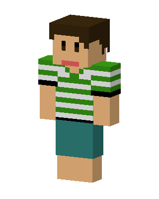 Blue's Clues Steve skin, 3D preview