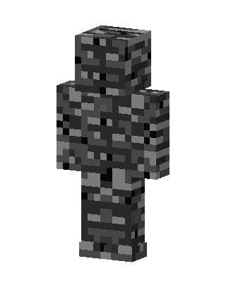 Bedrock Block skin, 3D preview