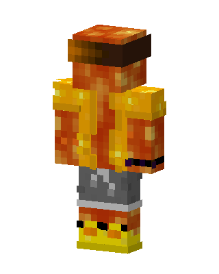 Orange Costume Boy Minecraft skin