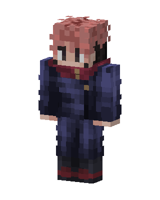 Yuji Itadori skin, 3D preview