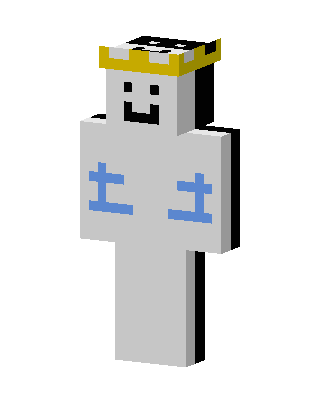 Crowned Smiley Minecraft skin