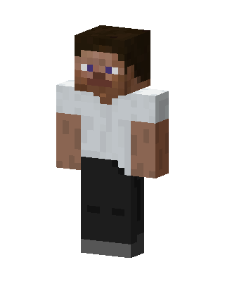 Casual Steve Minecraft skin