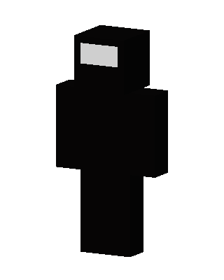 Black Crewmate skin, 3D preview