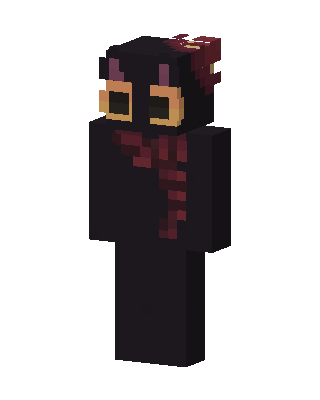 Black Villain skin, 3D preview
