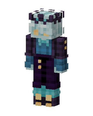Purple Hero skin, 3D preview
