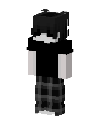 Plaid Pants Emo skin, 3D preview