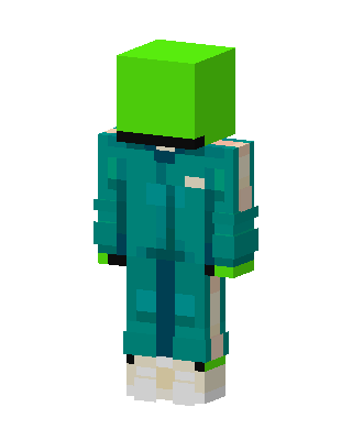 Lime Head skin, 3D preview
