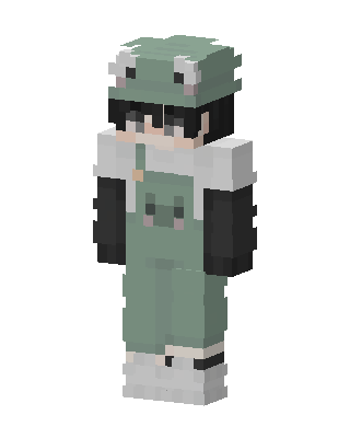 Frog Hat Overalls Minecraft skin
