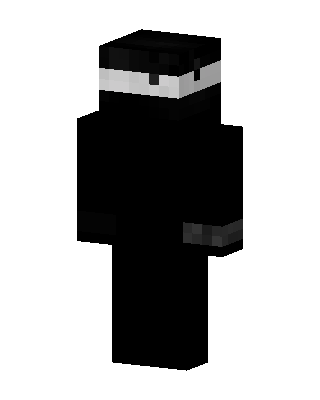 Black Ninja skin, 3D preview
