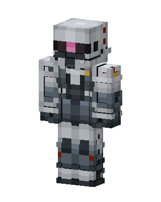 White Masked Astronaut Minecraft skin