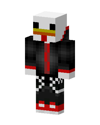 Chicken Hoodie skin, 3D preview