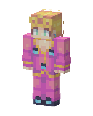 Pink Princess skin, 3D preview