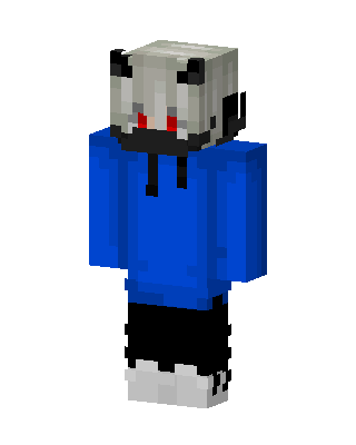 Blue Player skin, 3D preview