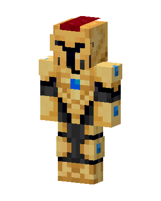 Golden Spartan Minecraft skin