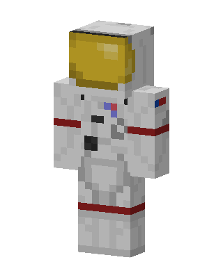 White Astronaut Minecraft skin