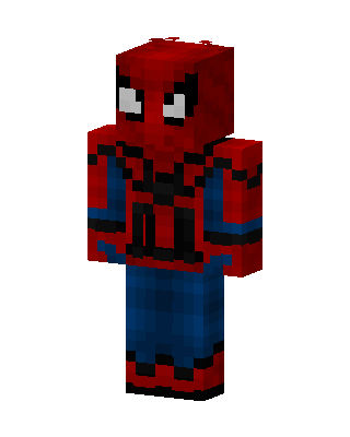 Spider-Man skin, 3D preview