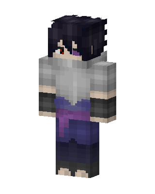 Gray Anime Boy Minecraft skin