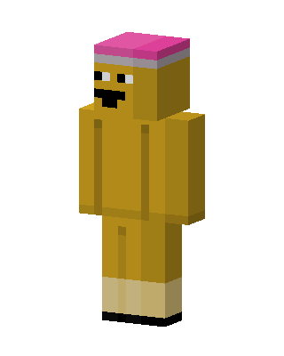 Pink Hat Goldie skin, 3D preview