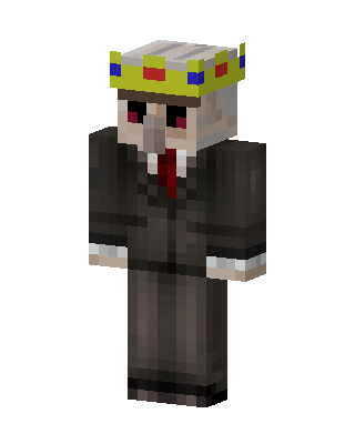 Gray King Minecraft skin