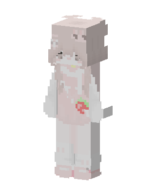 Strawberry Pajamas skin, 3D preview