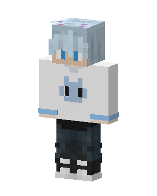 Frost Hoodie Boy skin, 3D preview