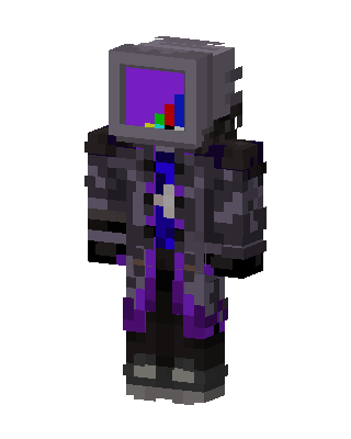 TV Head Wizard Minecraft skin