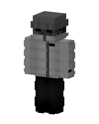 Gray Puffer skin, 3D preview