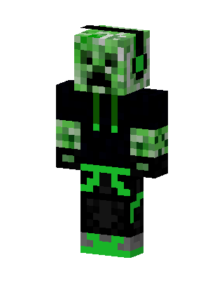 Creeper Hoodie Minecraft skin