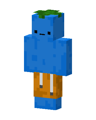 Blueberry Buddy skin, 3D preview