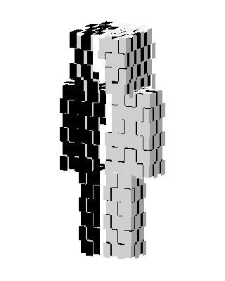Yin Yang skin, 3D preview