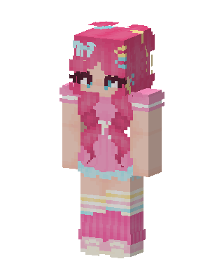 Pinkie Pie skin, 3D preview
