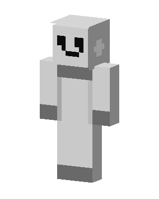 Smiley Ghost skin, 3D preview