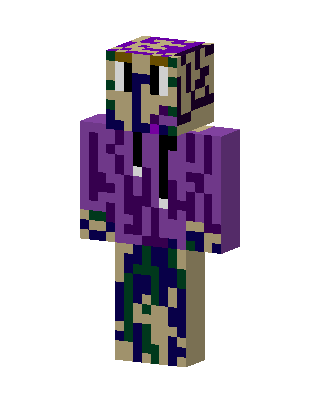 Purple Hero Minecraft purple skin