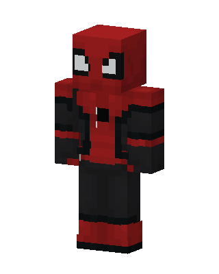 Red Masked Hero Boy Minecraft red skin