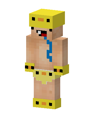 Duck Baby skin, 3D preview