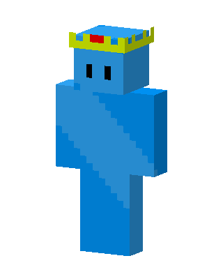 Blue Royal Sash skin, 3D preview