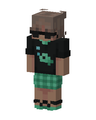 Plaid Shorts Chill skin, 3D preview