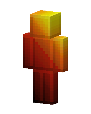 Red Mob Boy skin, 3D preview