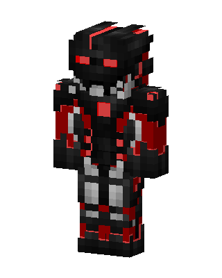 Crimson Mech skin, 3D preview