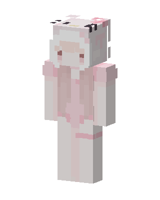 Hello Kitty Hoodie skin, 3D preview