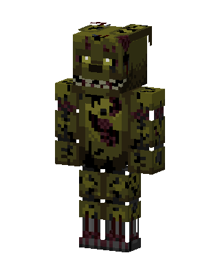Green Glowing Villain Minecraft skin